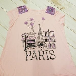 Justice Tshirt, size 10